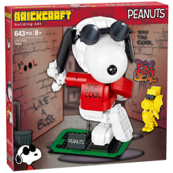 Brickcraft Peanuts Joe Cool Brick Building Set, Multicolor, Set Of 643 Pieces