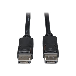 Eaton Tripp Lite Series DisplayPort Cable with Latching Connectors, 4K 60 Hz (M/M), Black, 3 ft. (0.91 m) - DisplayPort cable - DisplayPort (M) to DisplayPort (M) - 3 ft - black