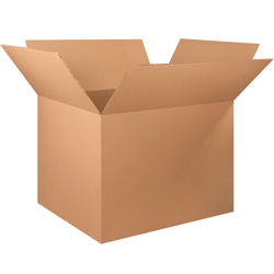 Partners Brand Brand Heavy-Duty Double-Wall ECT-51 Boxes, 48"L x 40"W x 36"H, Kraft, Pack Of 5