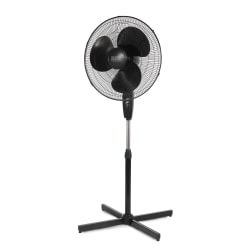Black+Decker Pedestal Fan, 52"H x 27-5/8"W x 27-5/8"D, Black