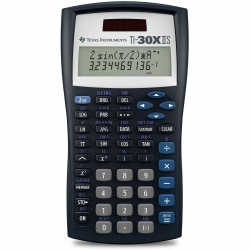 Texas Instruments TI-30XIIS Scientific Calculator - BULK Packaging - Impact Resistant Cover, Dual Power, Plastic Key - 2 Line(s) - 11 Digits - Battery/Solar Powered