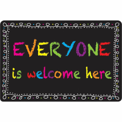 Ashley Smart Poly Original Fun Welcome Mat, 15-1/2" x 23-1/2", Multicolor