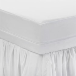 Dormify Waterproof Polyester Zip-Up Mattress Protector, Twin/Twin XL, White