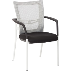 Office Star™ Low-Back Mesh Visitors Chair, Black