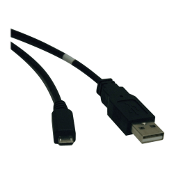 Eaton Tripp Lite Series USB 2.0 A to Micro-B Cable (M/M), 10 ft. (3.05 m) - USB cable - USB (M) to Micro-USB Type B (M) - USB 2.0 - 10 ft - black