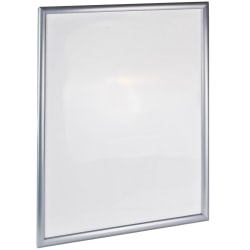 Azar Displays Plastic Vertical/Horizontal Snap Frame Sign Holder, 36"H x 24"W x 3/4"D, Silver