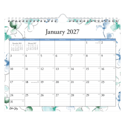 2027 Blue Sky Lindley Monthly Wall Calendar, 11x8.75, 0%, Lindley, Jan-Dec, RY27