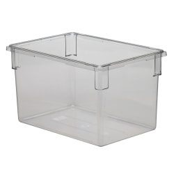 Cambro Camwear Food Boxes, 15"H x 18"W x 26"D, Clear, Set Of 3 Boxes