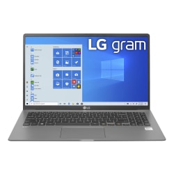 LG gram Ultra-Slim Laptop, 15.6" Screen, Intel® Core™ i5, 8GB Memory, 256GB Solid State Drive, Wi-Fi 6, Windows® 10, 15Z90N-U.ARS5U1