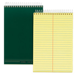 TOPS® Docket® Steno Book, 6" x 9", Gregg Ruled, 144 Sheets, Canary