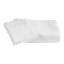 23 Threads, Pillowcase, 100% BCI Cotton, White, Standard, Case Of 72 Pillowcases