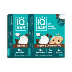 IQ BAR Toasted Coconut Bars  24 1.6 oz