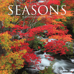 2026 Willow Creek Press Scenic Monthly Wall Calendar, 12" x 12", Seasons, January To December, 52716