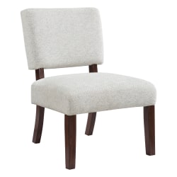 Office Star Jasmine Fabric Accent Chair, Oyster Gray