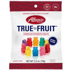 Albanese True To Fruit Gummi Bears, 2.5 Oz