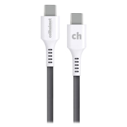 cellhelmet® Charge And Sync USB-C® To USB-C® Round Cable, 6', White