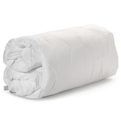 23 Threads Plush Quilted Mattress Protector, Ctrl+Z Technology, White, Twin Extra Deep, Case Of 10