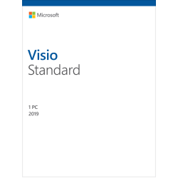 Visio Standard 2019, For 1 Device, For PC, Product Key
