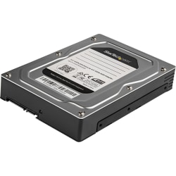 StarTech.com 2.5 to 3.5 Hard Drive Adapter - For SATA and SAS SSD / HDD - 2.5 to 3.5 Hard Drive Enclosure - 2.5 to 3.5 SSD Adapter - 2.5 to 3.5 HDD Adapter - Turn almost any 2.5" SATA/SAS drive into a 3.5" drive - Supports 2.5" hard drives (HDD)