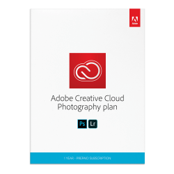 Adobe® Creative Cloud® Photography Plan, 1-Year Subscription, For PC/Mac®, Disc