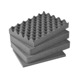 Pelican iM2100 Storm Case Replacement Foam Inserts, 6" x 13", Gray, Set Of 4 Inserts