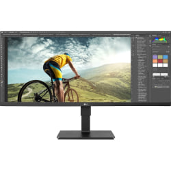 LG Ultrawide 34BN670-B 34" Class WFHD LCD Monitor - 21:9 - Textured Black - 34" Viewable - In-plane Switching (IPS) Technology - WLED Backlight - 2560 x 1080 - 16.7 Million Colors - FreeSync - 500 Nit Typical, Peak - 5 msGTG (Fast) - HDMI - DisplayPort