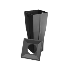 Mayne Fairfield Waste Bin Replacement Parts, Liner & Lid, Black