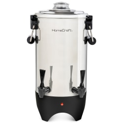 Nostalgia Electrics HomeCraft Quick-Brewing 1,000-Watt Automatic 45-Cup Coffee Urn, Stainless Steel