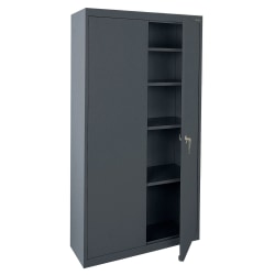 Sandusky Value Series 36"W Light Duty Storage Cabinet, Dove Charcoal