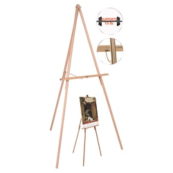MasterVision® Lightweight Display Floor Easel, Wood