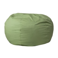 Flash Furniture Oversized Bean Bag Chair For Kids And Adults, Green