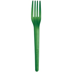 Eco-Products Plantware Dinner Forks, 7", Green, Pack Of 1,000 Forks