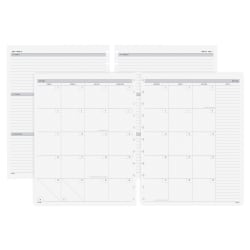 TUL® Discbound Academic Weekly/Monthly Refill Planner Pages, Letter Size, July 2023 To June 2024