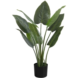 Monarch Specialties Deborah 36-1/2"H Artificial Plant With Pot, 36-1/2"H x 26"W x 24"D, Green