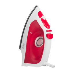 Commercial Care 1200W Steam Iron, 9-11/16" x 4-11/16", Red