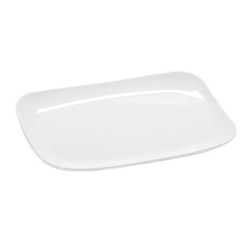 GET Enterprises Siciliano Platters, 7-3/4" x 13", White, Set Of 12 Platters