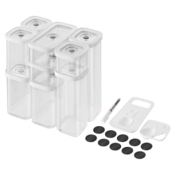 Zwilling Fresh & Save Cube Box Set, Small/Medium Cubes, Clear, Set Of 12 Pieces
