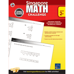 Frank Schaffer Singapore Math Challenge Workbook, Grade 2+