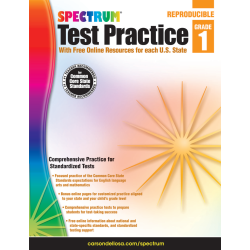 Spectrum Test Practice Workbook, Grade 1
