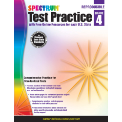 Spectrum Test Practice Workbook, Grade 4