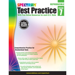 Spectrum Test Practice Workbook, Grade 7