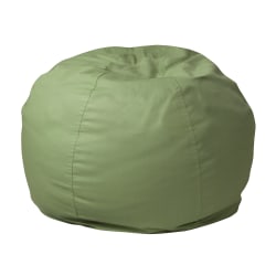 Flash Furniture Small Bean Bag Chair For Kids And Teens, Green