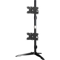 Amer AMR2S32V - Stand - for 2 LCD displays - plastic, steel, aluminum alloy - screen size: 24"-32" - desktop stand