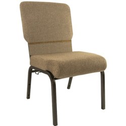 Flash Furniture Advantage Church Chair, Mixed Tan/Gold Vein
