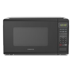 Farberware 900W Microwave Oven, 0.9 Cu. Ft., Black, Total Qty 1