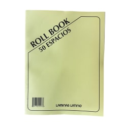 Impresos Taino Teacher Attendance Record Book, 8-1/2" x 11-3/4", Yellow