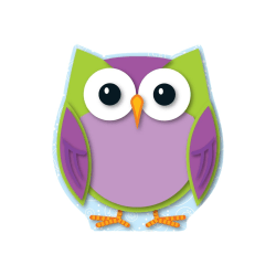 Carson-Dellosa Colorful Owls Mini - Cutting die set - 36 pieces - 2.99 in x 2.99 in