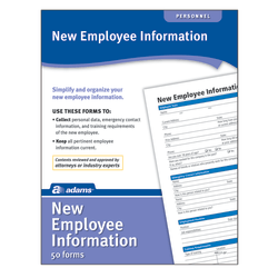 Adams® New Employee Information Forms