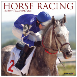 2026 Willow Creek Press Sports Monthly Wall Calendar, 12" x 12", Horse Racing, January To December, 51498