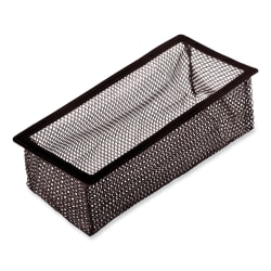 deflecto® Register Nets, 4 x 10 x 0.1, Black